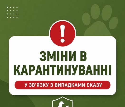 У Борщагівській громаді діють карантинні обмеження через випадки сказу до 14 грудня 2026 року