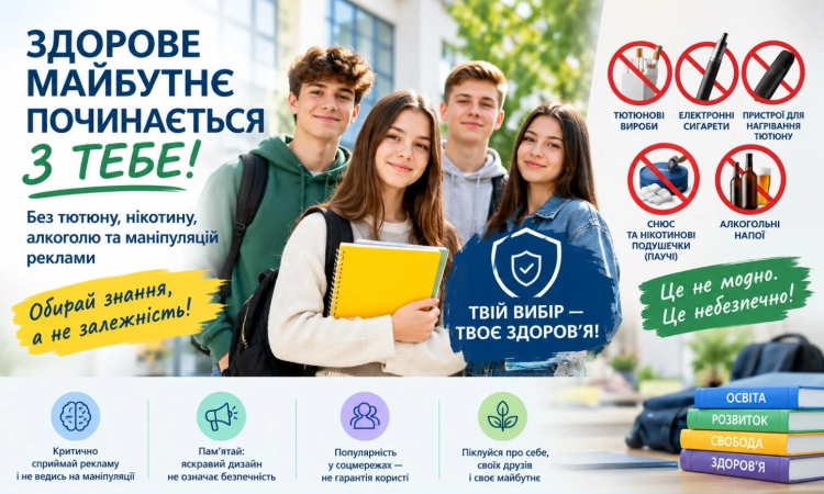 НІКОТИН — ЦЕ НЕ «ПРОСТО ЗВИЧКА»